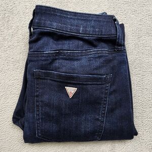 Guess Womens 27 Skinny Jeans Dark Wash Polyester Blend Stretch Denim Pants